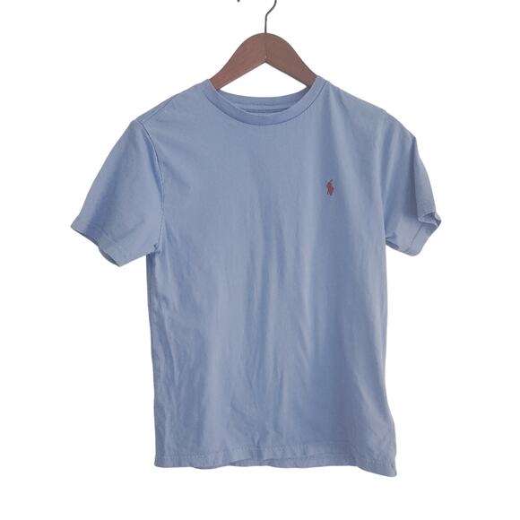 10/12 Polo by Ralph Lauren Blue Tee - Picture 1 of 2